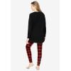 Dreams & Co. Plus Size 2-Piece Pj Legging Set(Red Buffalo Plaid)