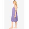 Dreams & Co. Plus Size Breezy Eyelet Short Nightgown(Soft Iris)