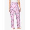 Dreams & Co. Plus Size Knit Sleep Pant(Pink Cherry)