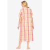 Dreams & Co. Plus Size Long Print Sleepshirt(Multi Plaid)