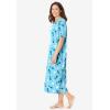 Dreams & Co. Plus Size Long Print Sleepshirt(Peony Xoxo)