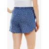 Dreams & Co. Plus Size Print Pajama Shorts(Evening Blue)