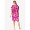 Dreams & Co. Plus Size Print Sleepshirt(Peony Xoxo)