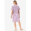 Dreams & Co. Plus Size Print Sleepshirt(Pink Candy Cane)