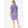Dreams & Co. Plus Size Print Sleepshirt(Soft Iris Butterflies)