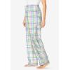 Dreams & Co. Plus Size Woven Sleep Pant(Multi Gingham)