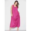 Only Necessities Plus Size Long Tricot Knit Nightgown(Fresh Berry)