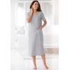 Only Necessities Plus Size Ribbed Sleepshirt(Dark Turq)