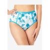 Plus Size Full Coverage Microfiber Panty 3-Pack(Floral Gingham Pack)