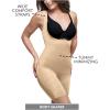Secret Solutions Women’s Plus Size Power Shaper Firm Control Wear-Your-Own-Bra Body Shaper(Black)