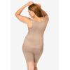 Secret Solutions Women’s Plus Size Power Shaper Firm Control Wear-Your-Own-Bra Body Shaper(Nude)