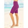 Swim 365 Women’s Plus Size High-Waist Swim Bike Short(Fuchsia)