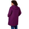 Woman Within Plus Size 3-In-1 Hooded Taslon Jacket(Navy French Blue)