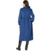 Woman Within Plus Size Button Front Corduroy Dress(Royal Navy)