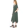 Woman Within Plus Size Drape Hem Dress(Pine)