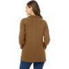 Woman Within Plus Size Knit Blazer Oversized Work & Casual(Toffee)