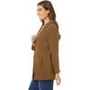 Woman Within Plus Size Knit Blazer Oversized Work & Casual(Toffee)