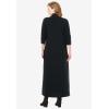 Woman Within Plus Size Mockneck Dress(Black)