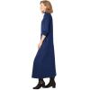 Woman Within Plus Size Mockneck Dress(Evening Blue)