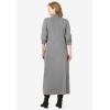 Woman Within Plus Size Mockneck Dress(Medium Heather Grey)