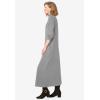 Woman Within Plus Size Mockneck Dress(Medium Heather Grey)