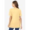 Woman Within Plus Size Perfect Crewneck Tunic(Banana)
