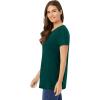 Woman Within Plus Size Perfect Crewneck Tunic(Emerald Green)