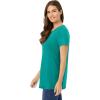 Woman Within Plus Size Perfect Crewneck Tunic(Waterfall)