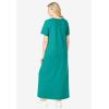 Woman Within Plus Size Perfect Short-Sleeve Scoopneck Maxi Tee Dress(Waterfall)