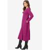 Woman Within Plus Size Petite Thermal Knit A-Line Dress(Raspberry)