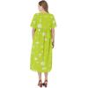 Woman Within Plus Size Stamped Empire Waist Dress(Lime Starfish)