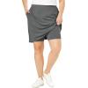 Woman Within Plus Size Stretch Cotton Skort(Pine)