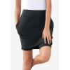 Woman Within Plus Size Stretch Cotton Skort(White)