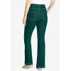 Woman Within Plus Size Tall Stretch Denim Five-Pocket Bootcut Jeans – 18 T, Emerald Green