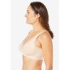 Women’s Plus Size Cotton Comfort Wireless Bra(Frappe)