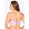 Women’s Plus Size Cotton Comfort Wireless Bra(Light Purple Gingham)