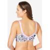 Women’s Plus Size Cotton Comfort Wireless Bra(Sunset Mauve Animal)