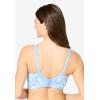 Women’s Plus Size Cotton Comfort Wireless Bra(Tropical Bloom)