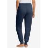 ellos Plus Size Knit Jogger Sleep Pants(Black)