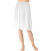 Comfort Choice Plus Size 6-Panel Half Slip(White)