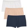 Comfort Choice Plus Size Boy Short 3-Pack(Neutral Pack)