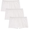 Comfort Choice Plus Size Boy Short 3-Pack(White Pack)