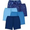 Comfort Choice Plus Size Cotton Boxer 5-Pack(Evening Blue Dot Pack)