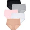 Comfort Choice Plus Size Cotton Brief 5-Pack(Basic Pack)