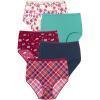 Comfort Choice Plus Size Cotton Brief 5-Pack(Fall Harvest Pack)