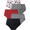 Comfort Choice Plus Size Cotton Brief 5-Pack(Scotties Pack)