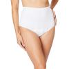 Comfort Choice Plus Size Cotton Incontinence Brief 2-Pack – 7, Floral Swirl Pack(White)
