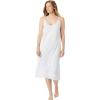 Comfort Choice Plus Size Full Slip Snip-To-Fit Dress Liner(White)