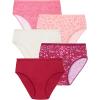 Comfort Choice Plus Size Hi-Cut Cotton Brief 5-Pack(Star Night Pack)