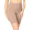 Comfort Choice Plus Size Slip-Short Boxer(Nude)